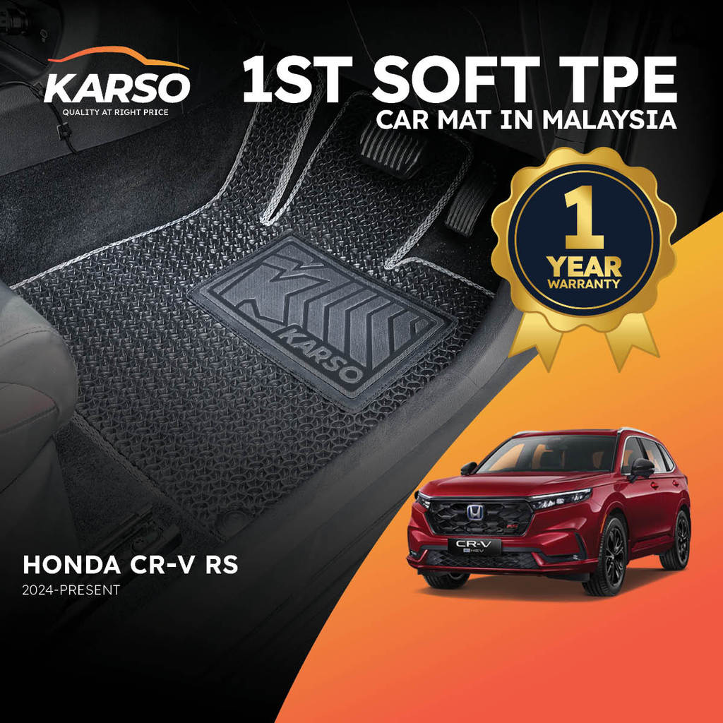 Karso Karpet Kereta พรมรถยนต์ Honda CRV RS (2024-ปัจจุบัน)