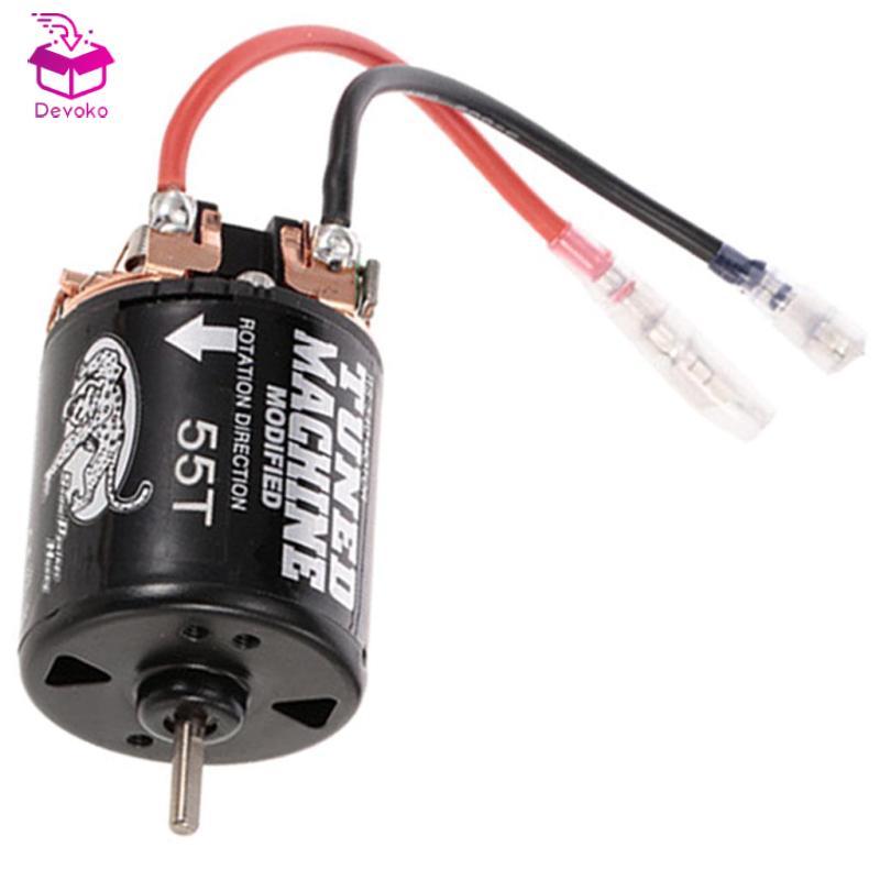 [chiwanji2mf] 12 Slot 55T 540 Brushed Motor /10 Axial SCX10 Auto nach Hause RC Crawler Car