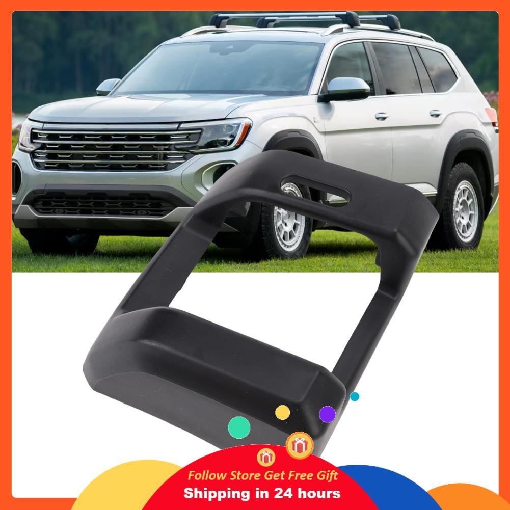 Skejnojj Skejnojj POCREATION ฝาครอบเข็มขัดนิรภัยรถยนต์ Trim สีดำ ABS ภายในความปลอดภัยกรอบด้านซ้ายรุ่