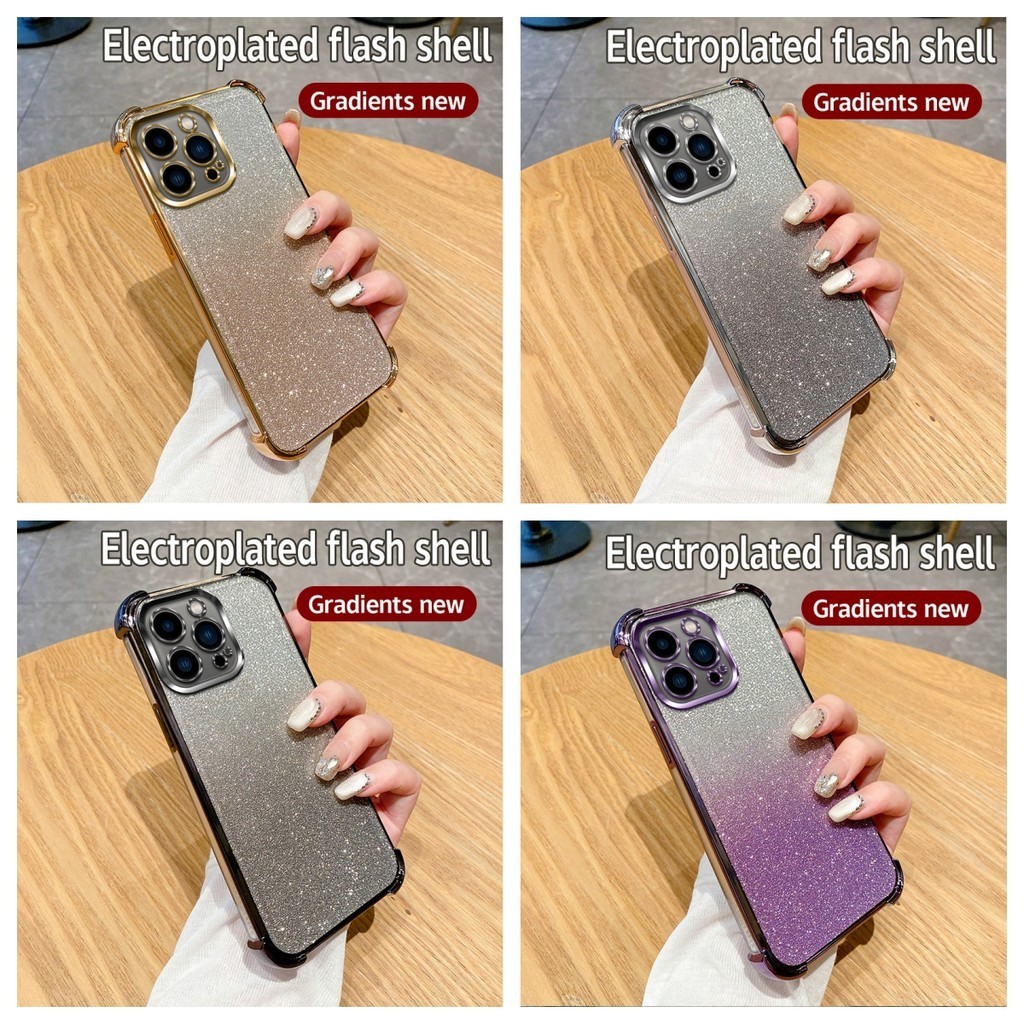 เคส iPhone 13 Case iPhone 13 Pro Case iPhone 13 Pro Max Case เคสโทรศัพท์คุณภาพสูง flash shell Anti D