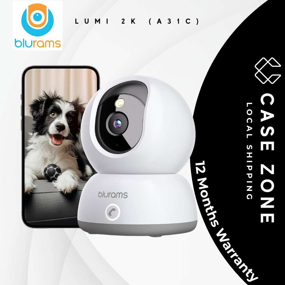 Blurams LUMI A31C กล้อง 2K HD ไร้สาย 360 การตรวจจับการติดตามการเคลื่อนไหว Wifi สี Night vision กล้อง