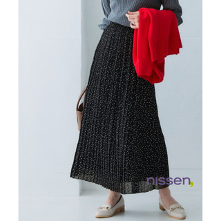 [จัดส่งจากประเทศญี่ปุ่น] Nissen_  กระโปรงพลีทชีฟองยาวสุดพริ้…