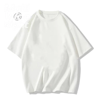 (จัดส่งตลอด 24 ชั่วโมง)HY เสื้อยืดคอกลม แขนสั้น ผ้าฝ้าย 100% ทรงหลวม สไตล์อเมริกัน ย้อนยุค โอเวอร์ไซซ์ เหมาะกับฤดูร้อน13