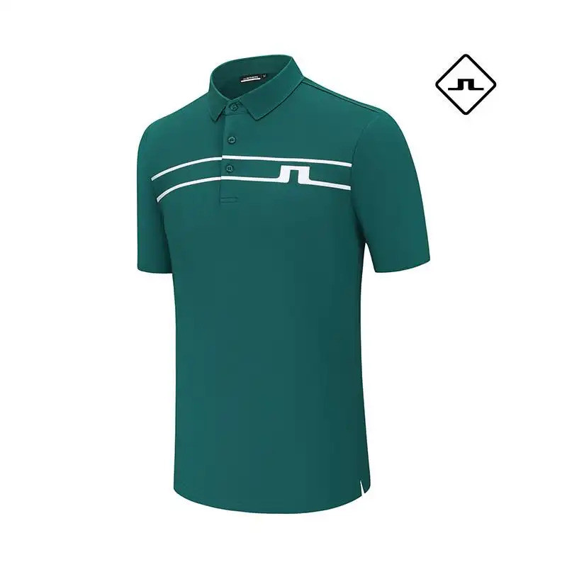 J LINDEBERG Golf Polo Sports เสื้อยืดกอล์ฟผู้ชายแขนสั้น # JR0511 _ พรีออเดอร์จากต่างประเทศ (7 ~ 10 ว