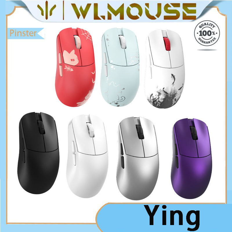 Wlmouse Magnesium Shadow Series เมาส์สําหรับเล่นเกมโลหะผสมแมกนีเซียมน้ําหนักเบา 8K อัตราการสํารวจพร้