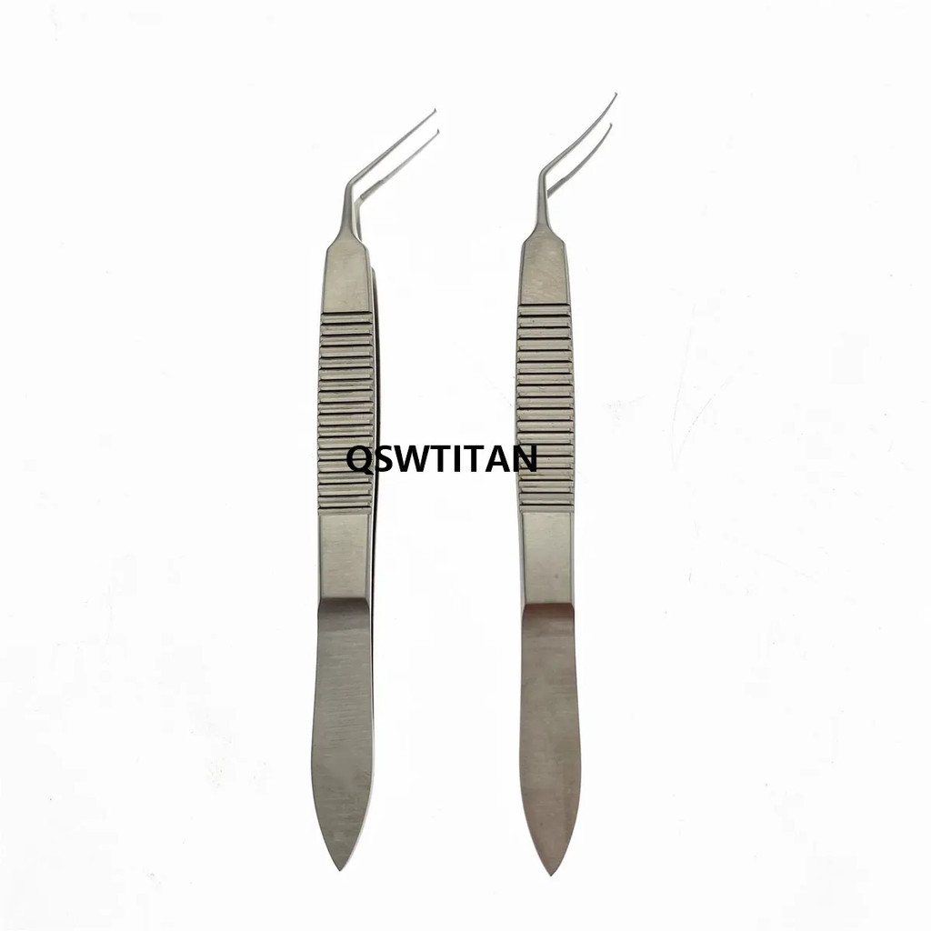 Capsulorhexis Forceps 1.8 มม.วินิจฉัยสแตนเลส Utrata Capsulorhexis Forceps ophthalmic เครื่องมือผ่าตั