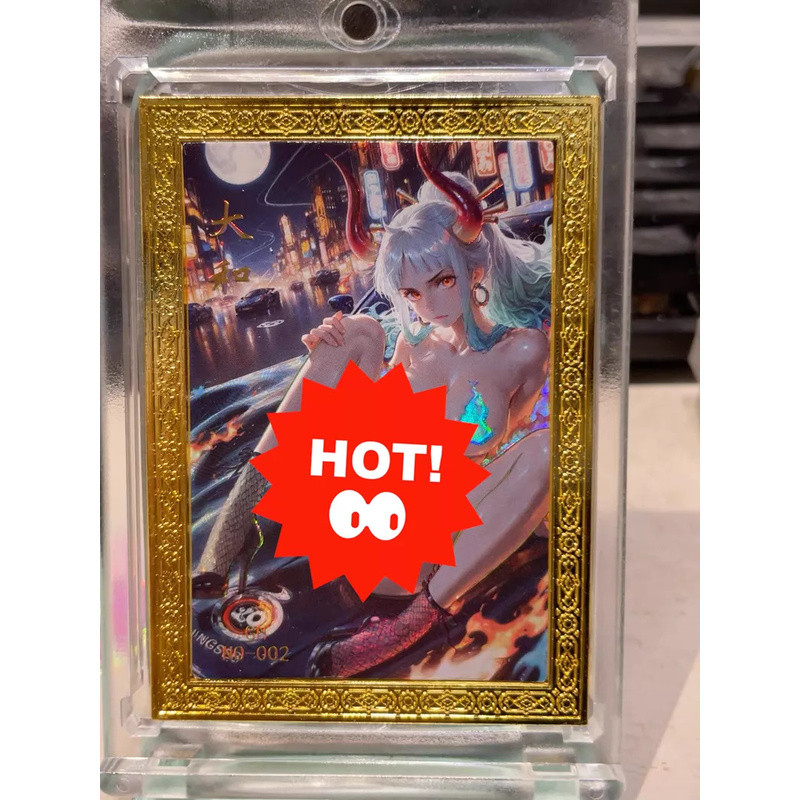 55 Number One Piece เทคนิคพิเศษ Ghostfire Boy Yamato การ์ดโลหะ Allure 3