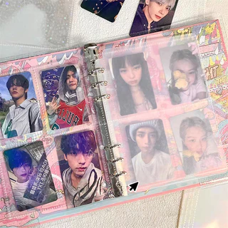 อัลบั้มเก็บภาพ A5 Binder แขน 1/2/4P สำหรับ Photocard การ์ดสะสม แพ็ค 10 ชิ้น [สต็อกท้องถิ่น]