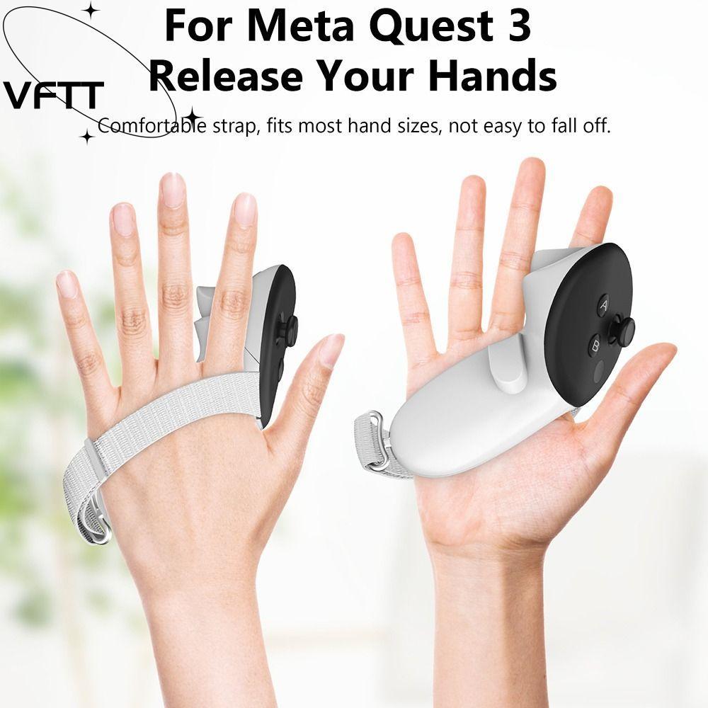 VFTT 1 คู่ Controller Grips ฝาครอบ, เปลี่ยน Anti-fall Controller Handle, แบบพกพากันกระแทกไนลอน Contr