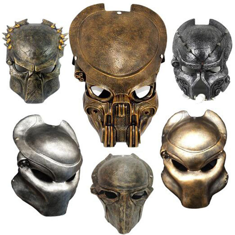 ใหม่ Iron-Blood Mask Ultimate Resin Mask Predator Mask Prom Party Dress Up Predator