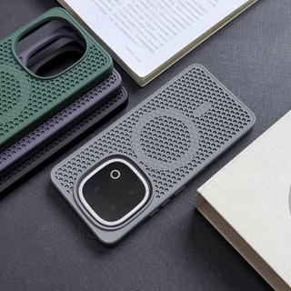เคสโทรศัพท์สําหรับ VIVO IQOO 15 13 12 Z9 Z10 Turbo Pro/Plus Neo 10 Pro 11 ปลอกแม่เหล็กรูกระจายความร้อน Frosted Anti Fall และ Anti Stain Cover