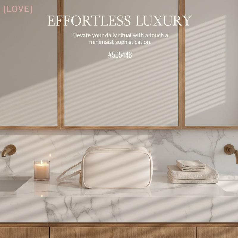 [LOVE] TOPSHOP DEF 1 ชิ้นขายร้อนขนาดใหญ่ความจุแบบพกพา Lipsti กระเป๋าแต่งหน้ากระเป๋าเก็บเครื่องสําอาง