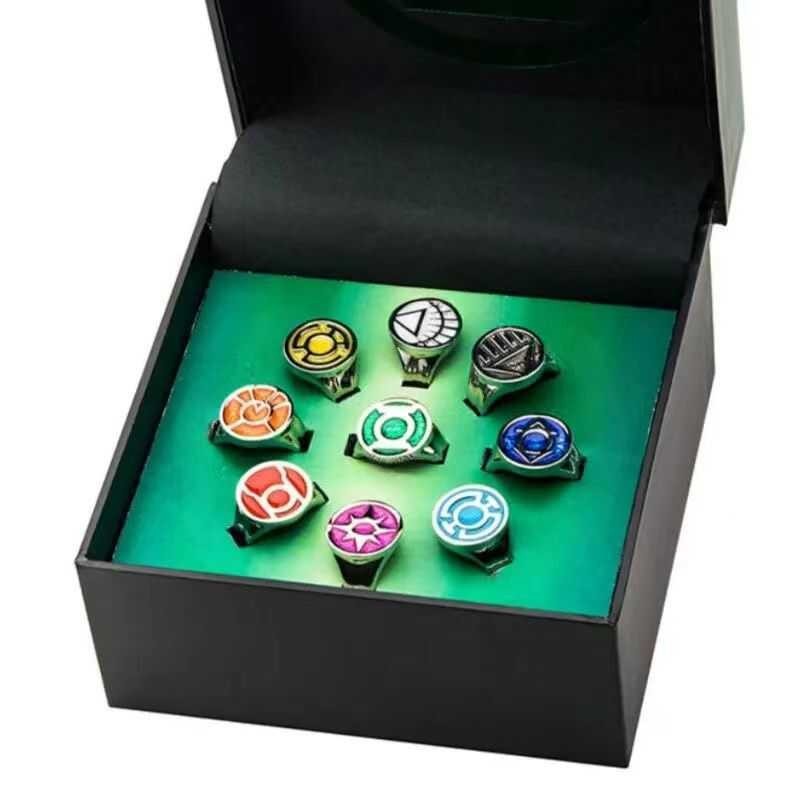แหวน.Green.Lantern.cos.สำหรับผู้ชาย.เหมาะสำหรับแฟนคลับภาพยนตร์ไซไฟแฟนตาซี