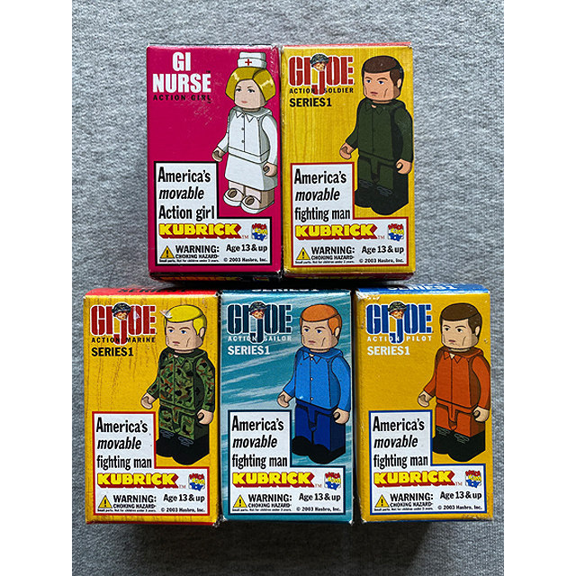 พร้อมสต็อก Medicom Gi Joe Special Forces Soldier Kubrick Building Blocks ทั้งหมด 5 รุ่น