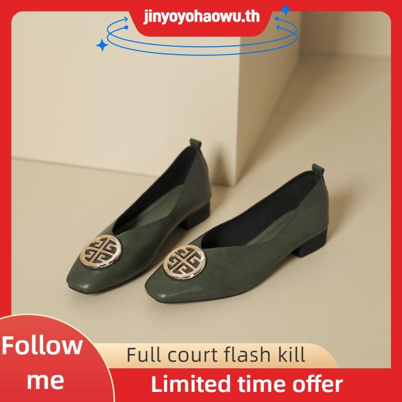 LA BELLA รองเท้าคัชชูหนังแกะ  รุ่น LB AMORE QUEEN FLATS - FORMAL