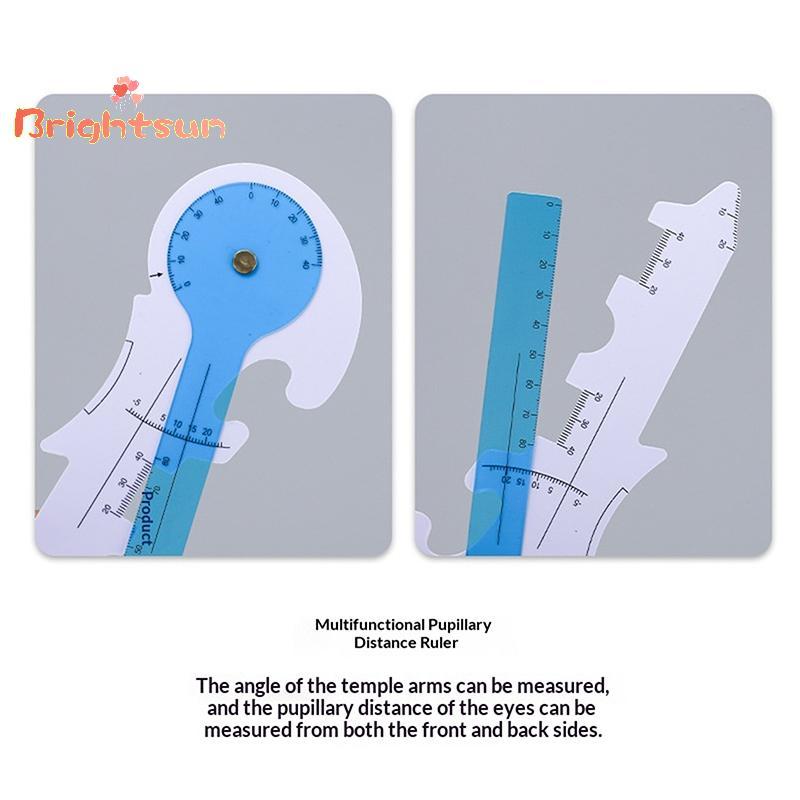[BT-t] 1 ชิ้น Multi Function ไม้บรรทัดพลาสติกนักเรียนระยะทาง Eye Wire ระยะทางด้านหน้ามุมกรอบแว่นตา Curvature การวัดเครื่องมือใหม่