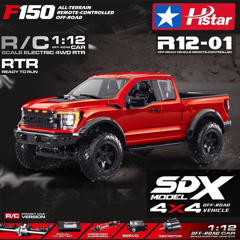 Hstar RC Car Rock Crawler Off-Road R12-01Q F150 RTR 1/12 2.4G 4WD