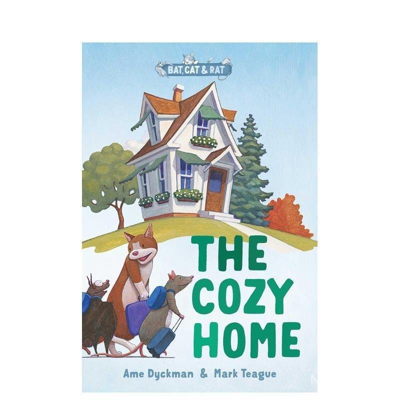 Warm Home Bat, Cat and Mouse Story Cozy Home หนังสือภาพเด็กภาษาอังกฤษ