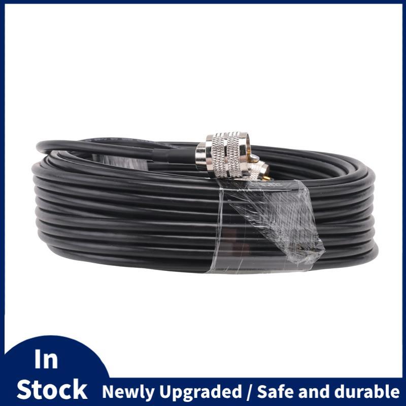 15M UHF Coaxial สาย RG58 Coax สาย PL259 สาย 50 โอห์ม CB วิทยุเสาอากาศสาย UHF ชาย UHF ชาย Low Loss UH