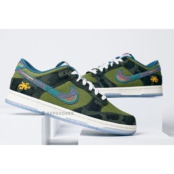 2025 ใหม่ Nike Dunk Low Siempre Familia DO2160-335MenM
