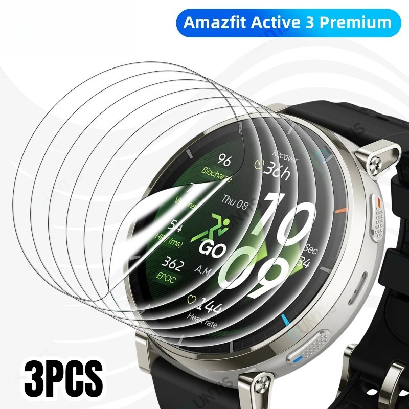 1-3 ชิ้นคลุมทั้งหมด HD Clear Soft Hydrogel ฟิล์มสําหรับ Amazfit T-Rex Ultra 2 3 Pro ฟิล์มกันน้ําสําหรับ Amazfit Active Edge 3 พรีเมี่ยมสมาร์ทนาฬิกาป้องกันหน้าจอ