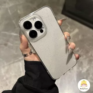 เคสไอโฟน 17 สำหรับ IPhone 16 13 11 15 12 17 Pro Max 15 16 7 8 14 Plus XR X XS Max ซอกขั้นสูงที่น่ารักแป้งกลิตเตอร์ปกปิด