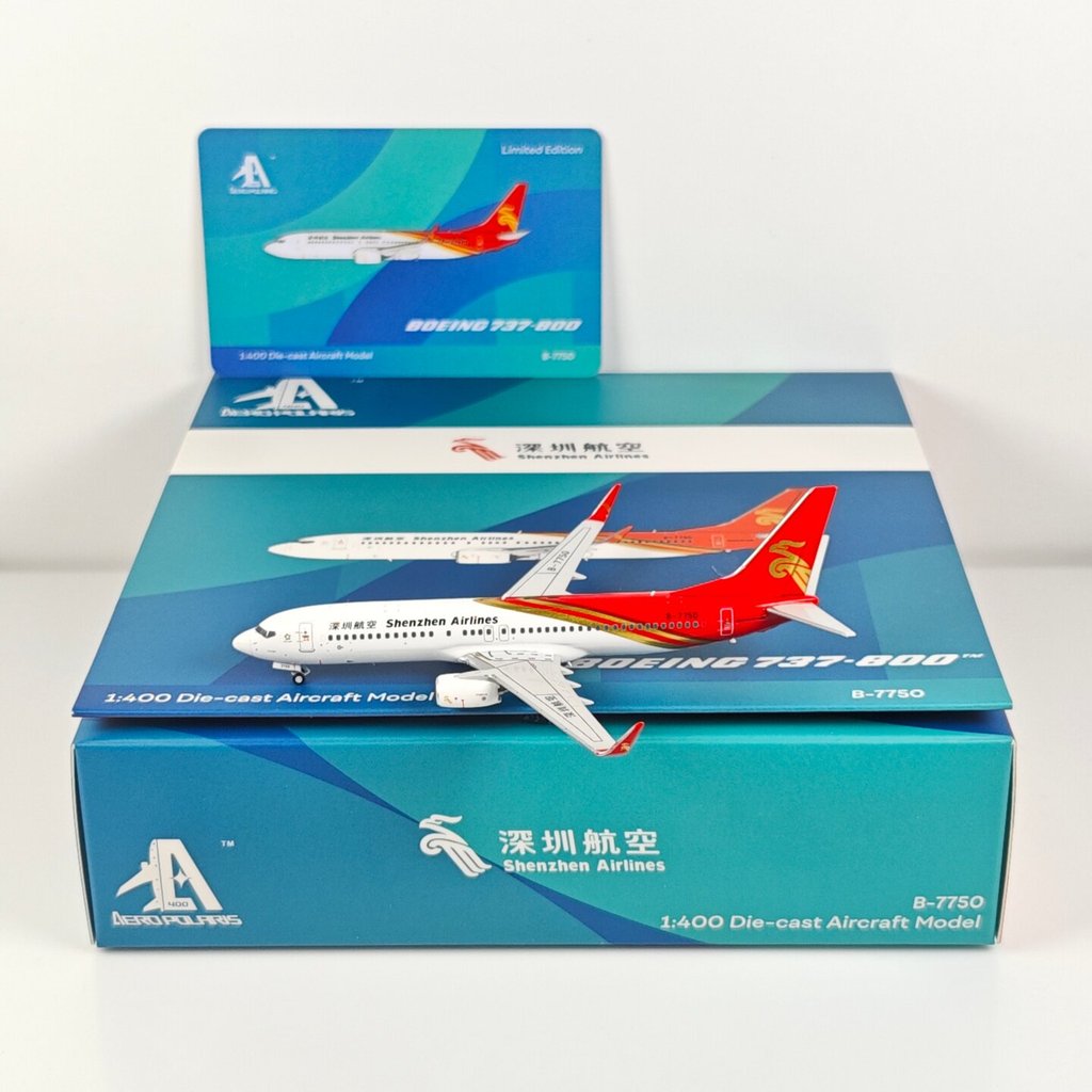 AeroPolaris Polaris 1: 400 สายการบินเซินเจิ้น B737-800 B-7750 โลหะผสม