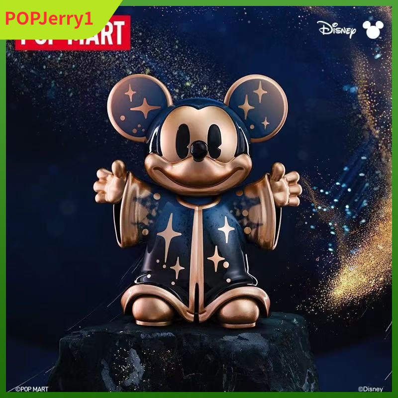 P POPMART POPMART Disney Mickey Creative Boundless Series รูปกล่องปริศนาตกแต่งของขวัญของเล่น