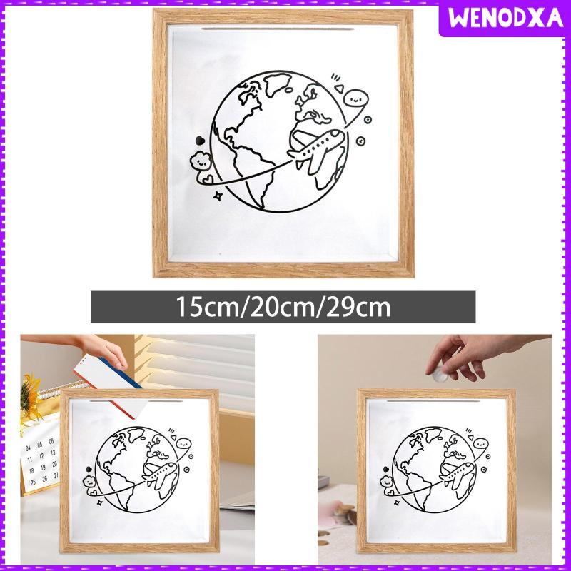 [Wenodxa] Ticket Shadow Box Keepsakes Box Display Case Tickets Heres Frame for Tickets Wedding