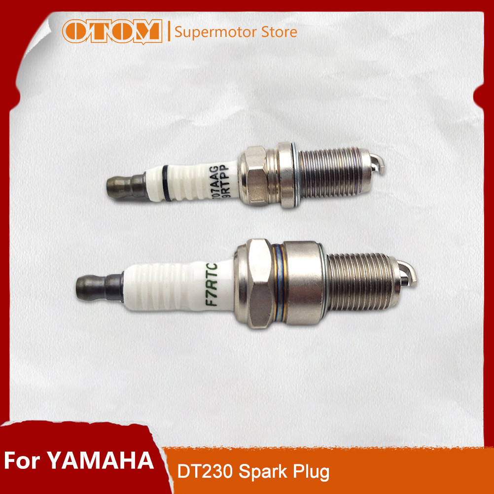 TC Motorcycle Accessories M14xP1.25 Spark Plug F7RTC & K9RTPP High Performance Ignition For YAMAHA D