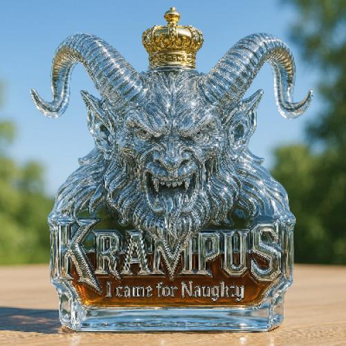 Hot Sale Devil's Whiskey Bottle, High Borosilicate Household Glass Liquor Bottle, Whiskey Craft Liqu