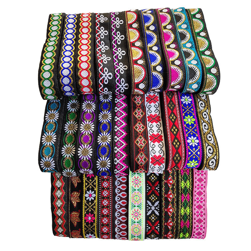 กระโปรงลูกไม้ 2 ซม. สไตล์ชนเผ่า Minorities มีสายรัดผมริบบิ้น VPG