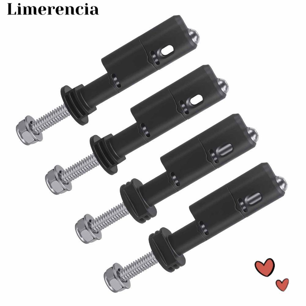 LIMERENCIA หมุดยึด 4 ชิ้น, การออกแบบล็อคสแตนเลส Traction Board Mount Pins, ความยาว 140 มม. เข้ากันได