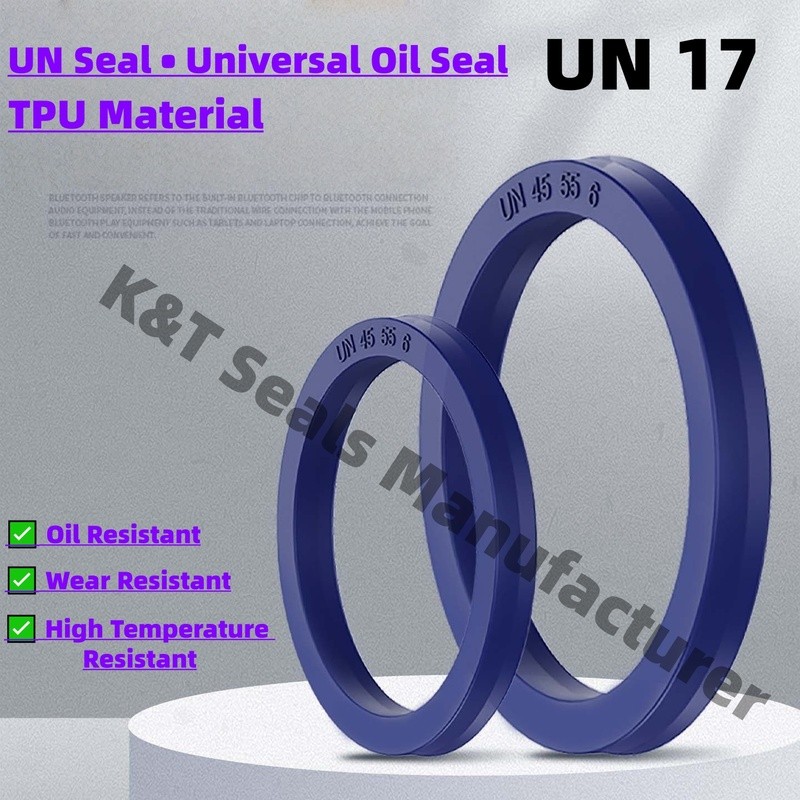 5pcs กระบอกไฮดรอลิกซีลน้ํามัน UN17/24*25*28*30*4*5*6*7 ลูกสูบ Rod Seals U/Y ประเภทซีล