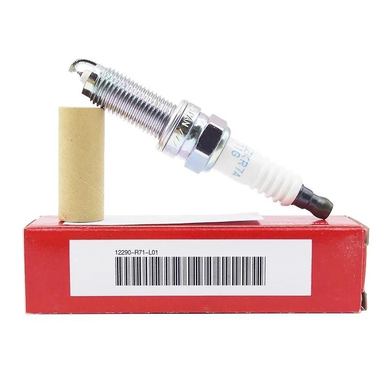 4/6PCS 12290-R71-L01 DILZKR7A11G Dual Iridium Spark Plug สําหรับ Honda Accord Odyssey Pilot Acura 3.