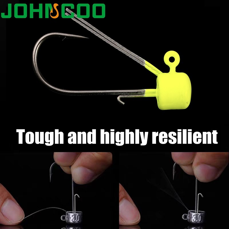 5 ชิ้น/pkt Softbait Hook 3.5g 5g 7g หัวเห็ด Anti-Shedding ประเภท Hook Ned Rig ตะกั่ว Hook Weedless