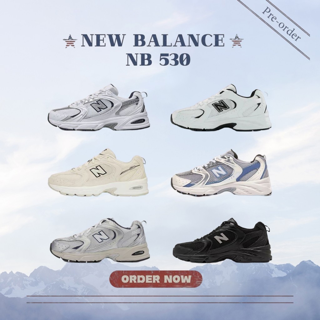 pre-orderของแท้100% รองเท้า New Balance NB530 MR530SG/MR530SH/MR530KA/MR530KC/MR530EWB Unisex [พร้อม