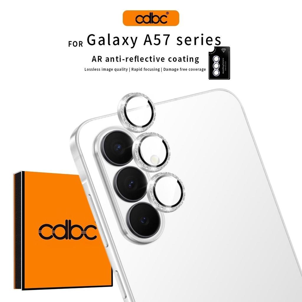CDBC Samsung Galaxy A57 ตัวป้องกันเลนส์ | การออกแบบชิมเมอร์, ป้องกันหมอก AR+AF, กันแตก, ทดแทนอายุการใช้งาน, ที่ชัดเจนเป็นพิเศษ