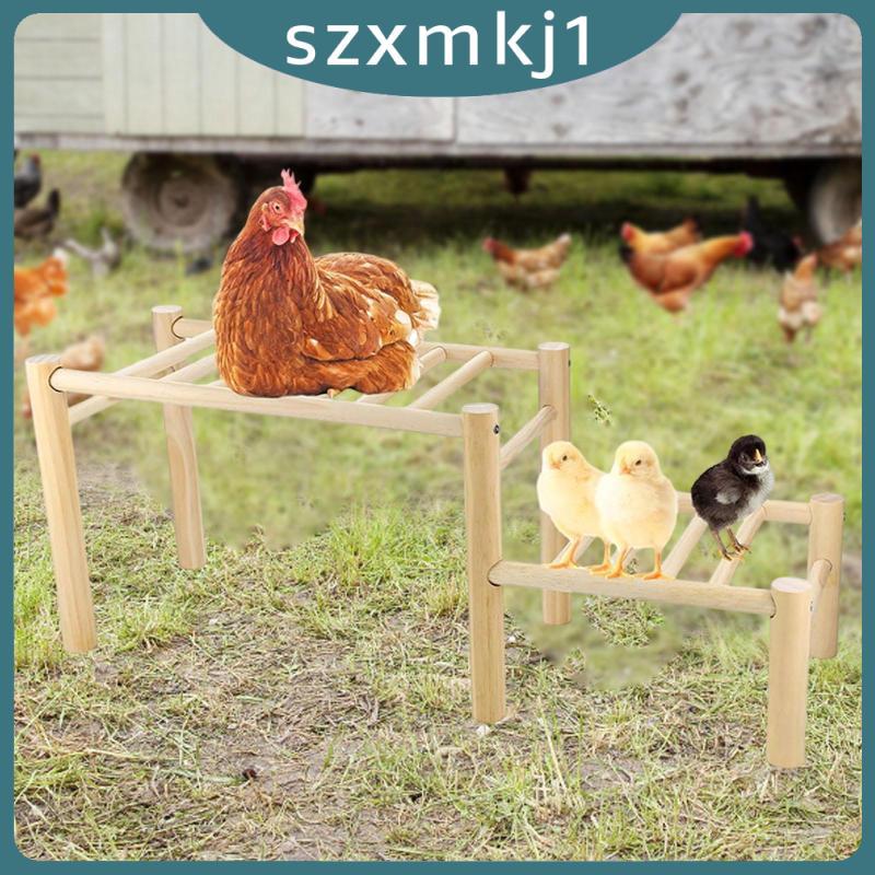 [Szxmkj1] คอนไก่สําหรับ Coop วัสดุไม้ Roosting Ladder Training Platform สําหรับไก่และนกฟาร์มเล่นกลางแจ้ง ราคา ถูกที่สุด ดีลบีเคเค