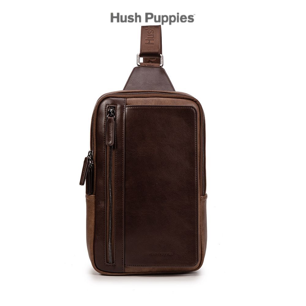 กระเป๋าผู้ชาย Hush Puppies- BRIXTON CHEST BAG - HPE50316DBR