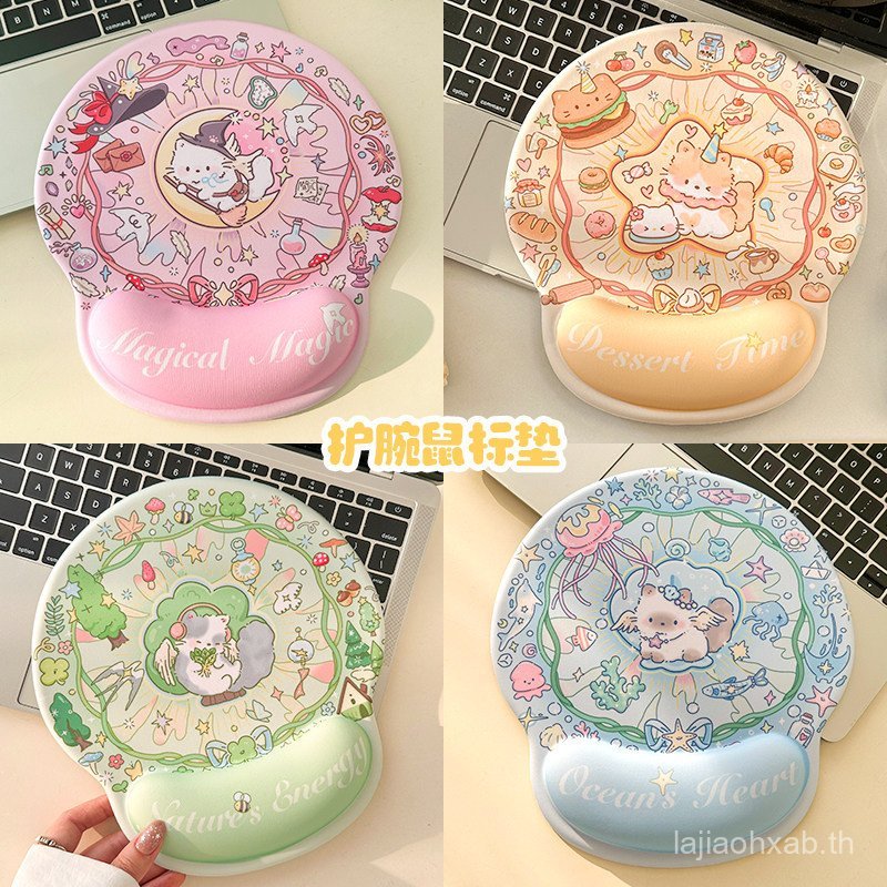 แผ่นรองเมาส์ข้อมือ Pad Hand Pad เดสก์ท็อป Anti-slip Hetero-Shaped Mouse Pad สํานักงานน่ารักสร้างสรรค