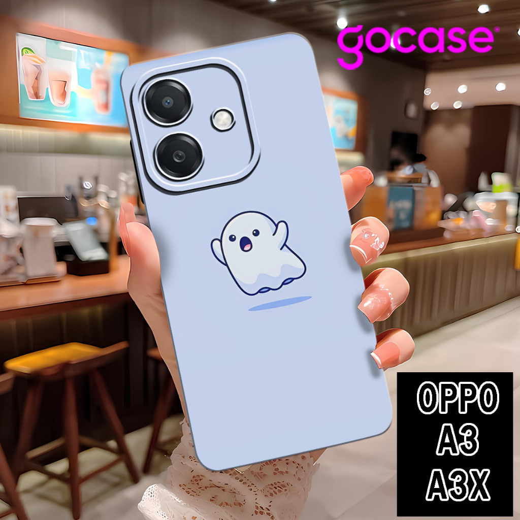 ( DTF 38 ) softcase ซิลิโคน hp เต็มยางยืดหยุ่นสําหรับ oppo a3 และ oppo a3x l Pro กล้อง l ซิลิโคน l เ
