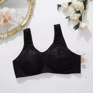 เสื้อในไร้โครง ลายลูกไม้ D7070 คัพD มี 3ตะขอ ใส่สบาย ของส่งจากกรุงเทพ Women ผู้หญิง Lady Clothing