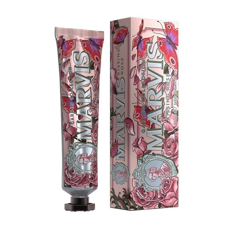 Marvis Mint Toothpaste mavis whitening Secret Rose 75ml ซีรีส์สวน รุ่นจำกัด ยาสีฟันมาร์วิส ซีรีส์สวน