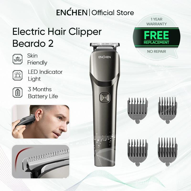 COD Enchen Beardo2 Hair Machine ALL IN ONE Multifunctional Trimmer Clipper ผมไฟฟ้าแบบชาร์จไร้สายผม T
