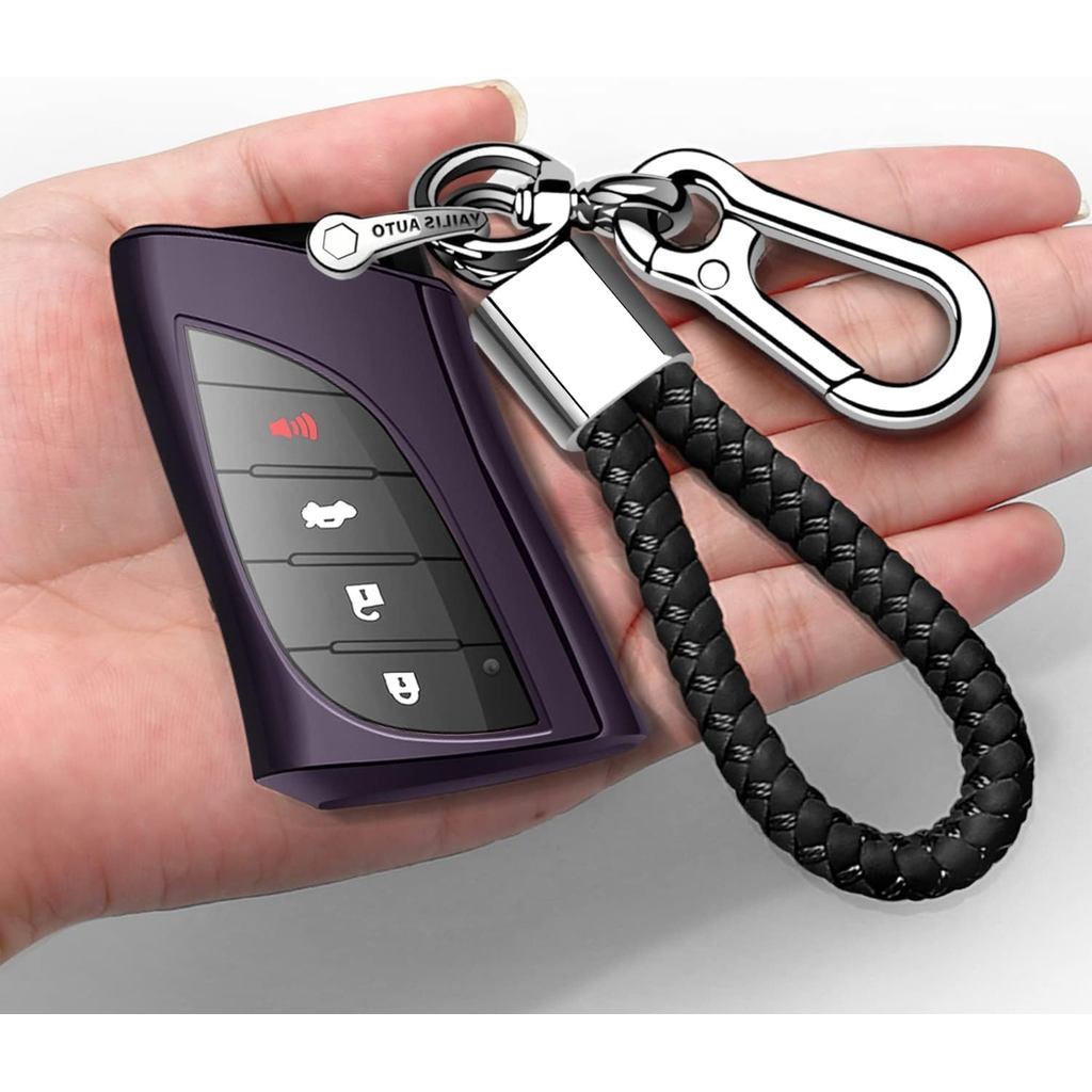 Autophone ใช้งานร่วมกับ Lexus Key fob พร้อมพวงกุญแจ Soft TPU 360 องศาสําหรับ 2018-2025 UX200 LS500 L