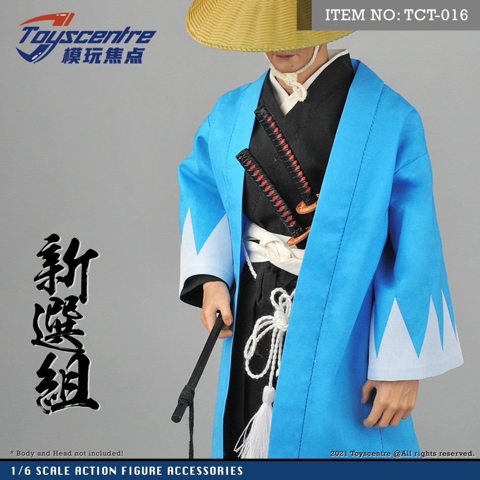 TCT016Men's Japanese Samurai Costume Set1:6 Shin Sen-gumi Decorative soldier figurine Toyscentre