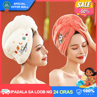 【Korean Original 】3 Seconds Quick Dry Dry Hair Cap Shower Caps Bathroom Turban Hair Towel