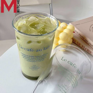 M KITCHEN แก้ว แก้วกาแฟ แก้วน้ำ ใช้ในคาเฟ่ ขนาด 400ml แก้วน่ารัก แก้วใส่มัทฉะ(A0)