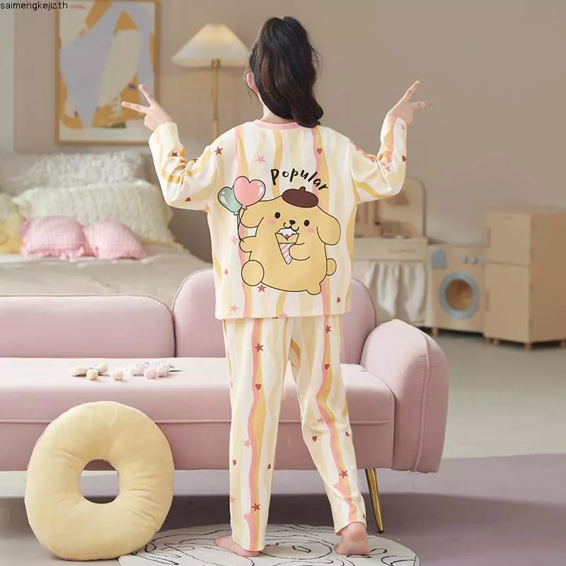 FAIRY_BABYชุดนอนเด็กผ้าคอตตอน ชุดนอนเด็กผู้หญิง 10 ขวบ ชุดนอน sanrio ชุดนอนเด็กโต ผู้หญิง 12 15 ปี ชุดนอนpochacco ชุดนอนผ้าคอตตอน 100% ชุดนอนมายเม ชุดนอนแม่ลูก ชุดนอน kuromi ชุดนอนเด็กแขนยาว ชุดนอนเด็กเล็ก ชุดนอนคู่แม่ลูก ชุดนอนคอกลม ชุดนอนเด็กหญิง